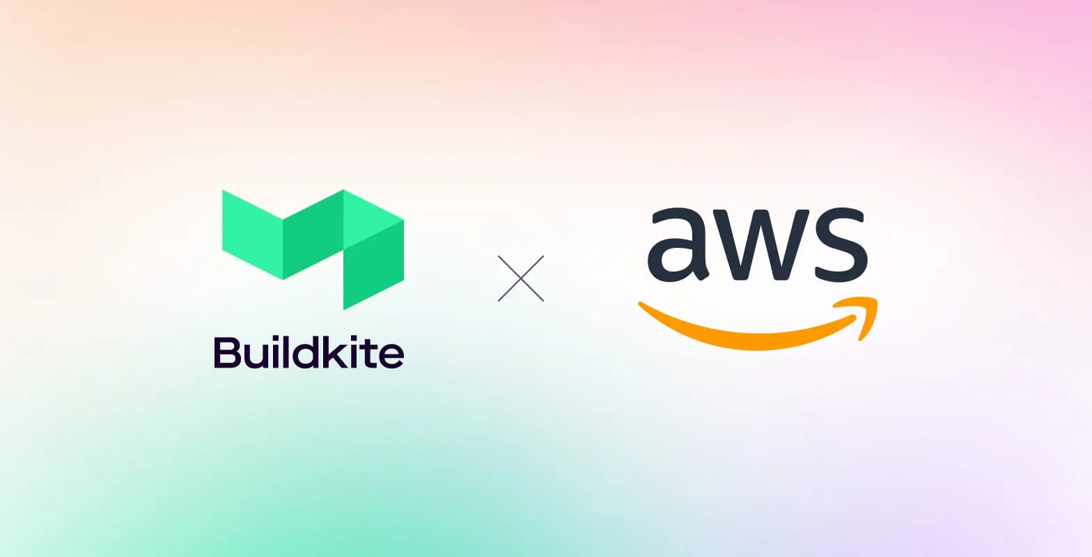 Buildkite and AWS logos