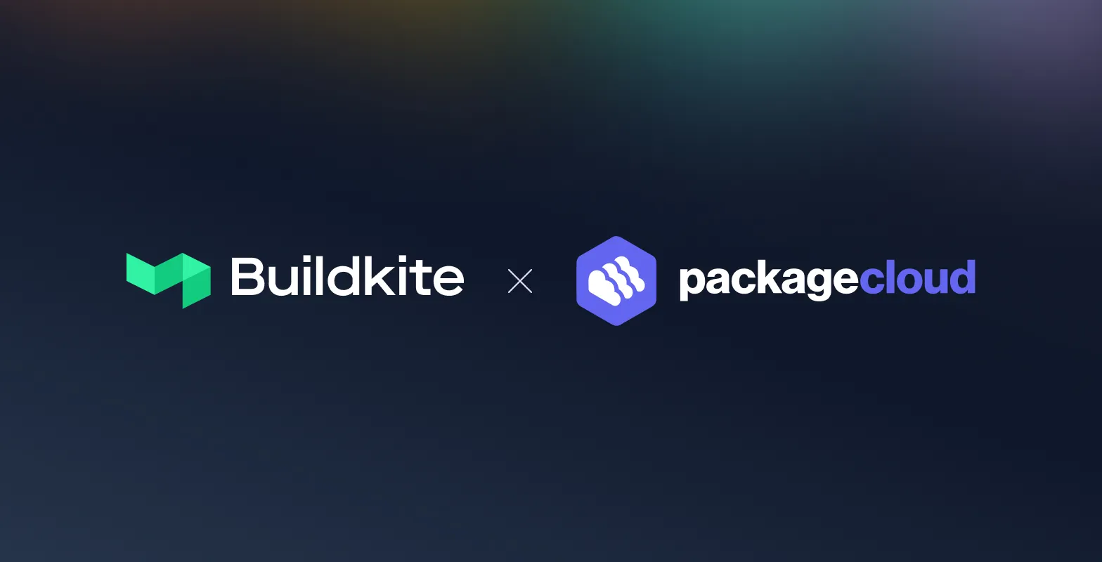 Buildkite and PackageCloud logos