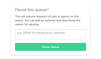 Pause Cluster queues