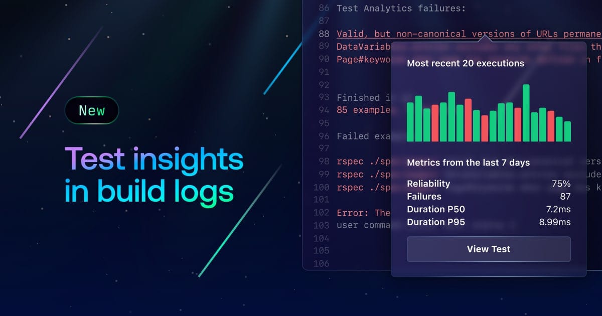 Test result Build log links | Buildkite December 2023 Release | Buildkite