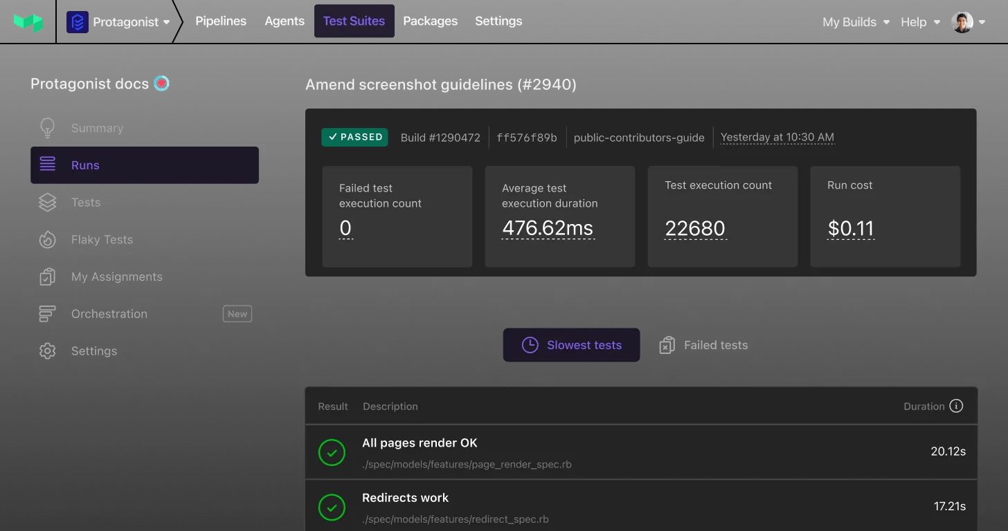 Buildkite Test Engine