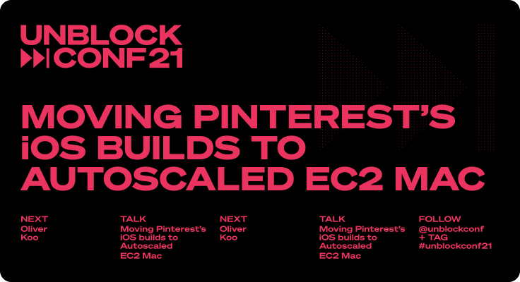 UnblockConf21 and Pinterest talk slide