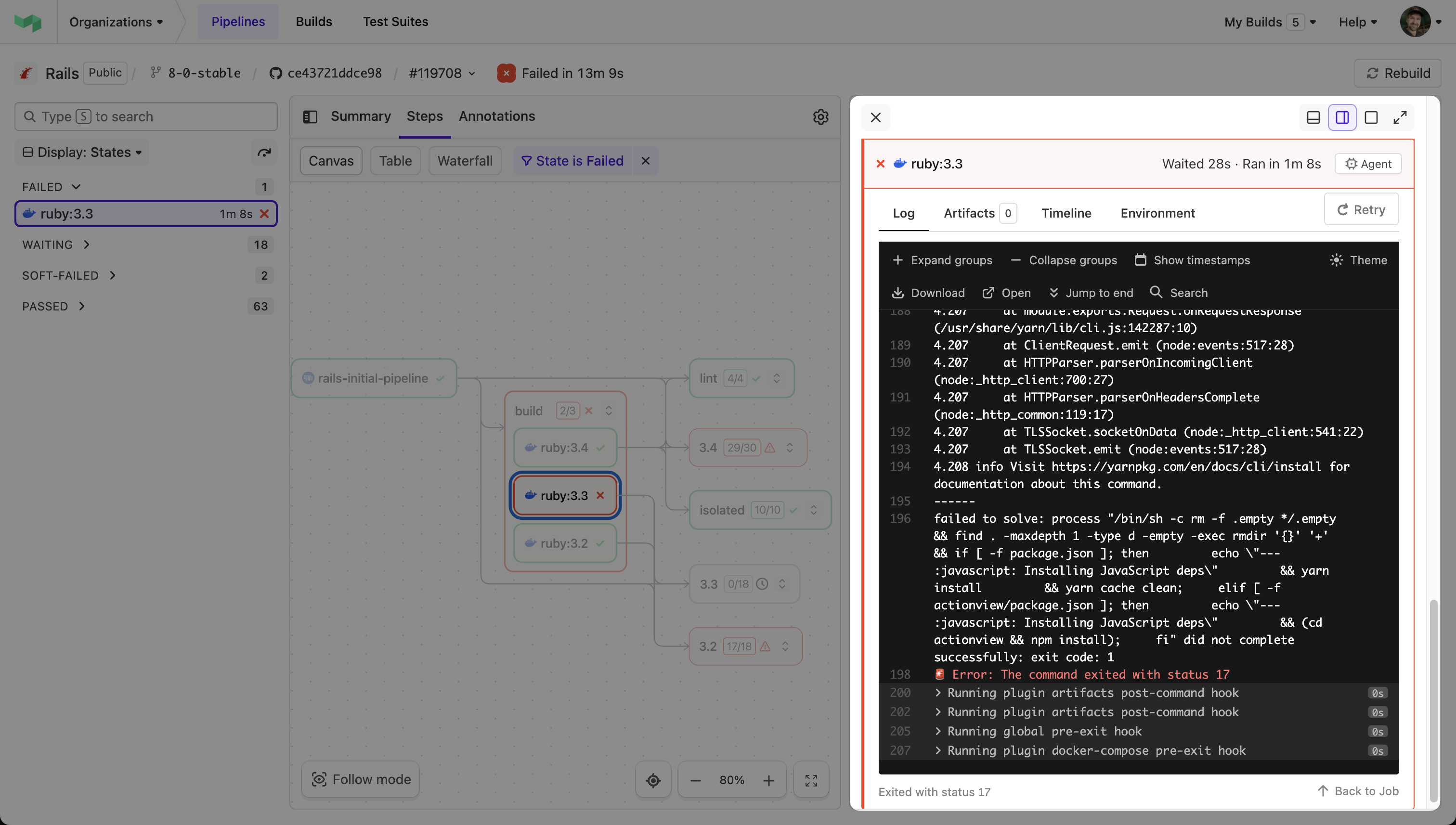 Screenshot showing the drawer and positioning buttons