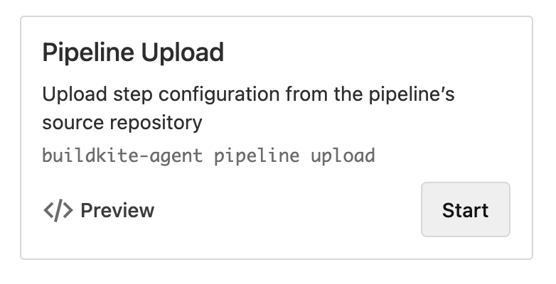 Upload Pipeline from Version Control
